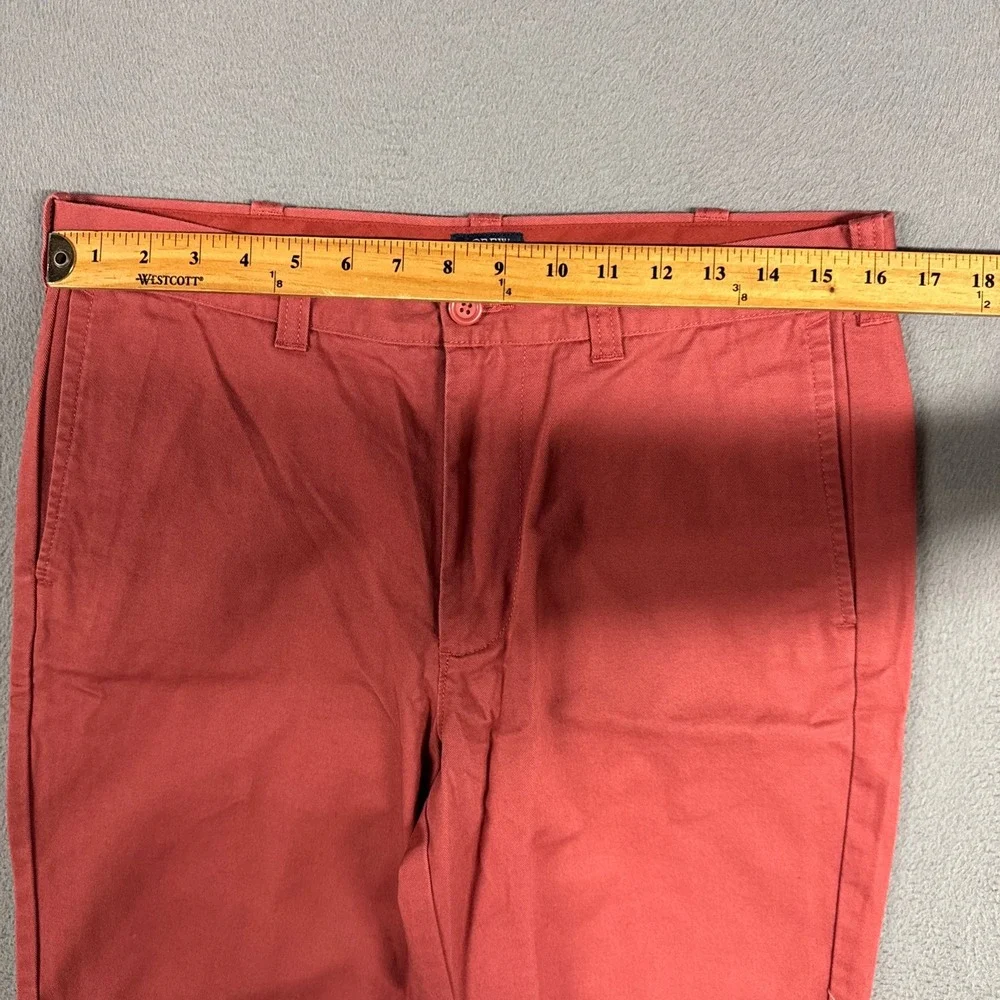 J.Crew Shorts Mens 32 Red Rivington Chino 100% Cotton Twill Preppy NWT New